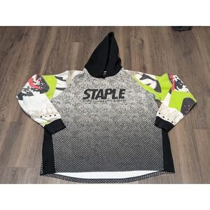 Staple Hoodie Pullover Graphic Print‎ Long Sleeve Casual Top XL